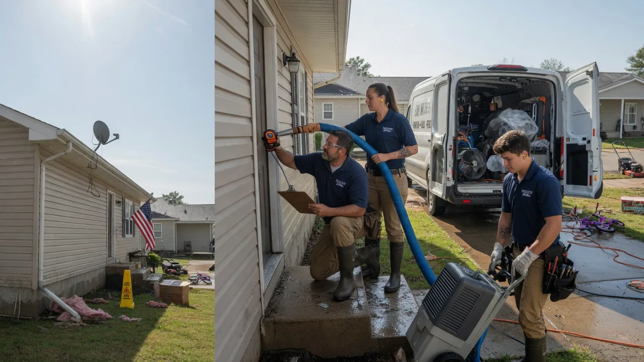 Ceiling Water Damage Restoration in Childress, TX near me
